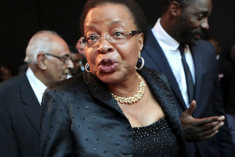 Graca Machel, wife of former South African president Nelson Mandela.