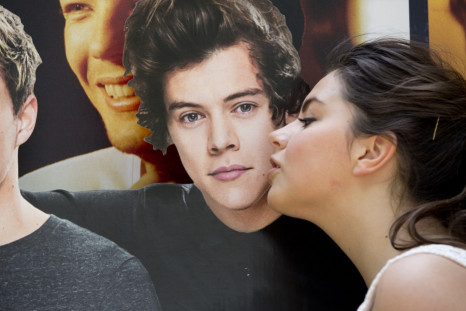 A cardboard cut-out of Harry Styles,