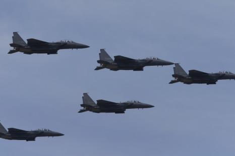 South Korean Air Force F-15k fighter jets.