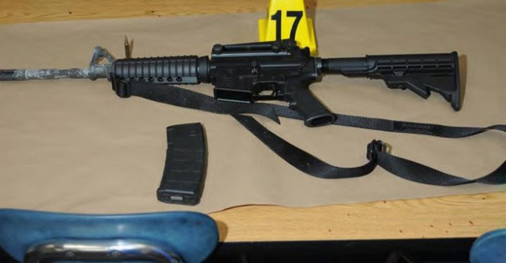 A Bushmaster rifle belonging to Sandy Hook Elementary school gunman Adam Lanza in Newtown, Connecticut is seen after its recovery at the school in this police evidence photo released by the state's attorney's office November 25, 2013 (Photo: Reuters)