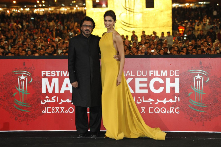 Deepika and Bhansali pose at red carpet. (Reuters)