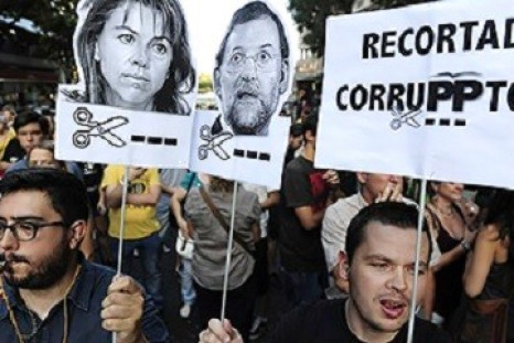 People take to the streets in Spain