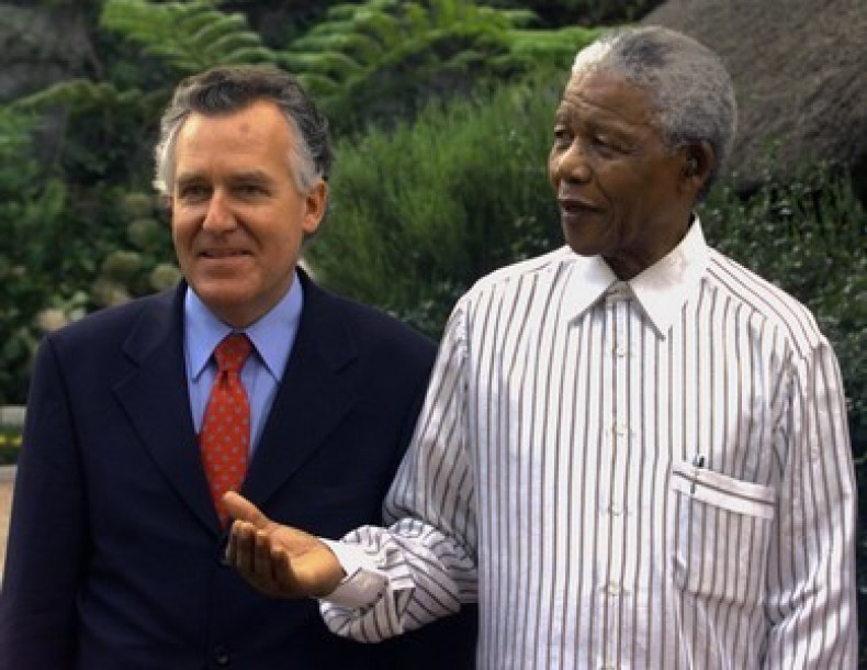Peter Hain and Nelson Mandela