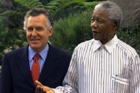 Peter Hain and Nelson Mandela