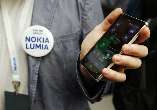Nokia Lumia 925 at it launch in London, 2013.
