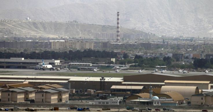 A general view of the Air Force compound in Kabul