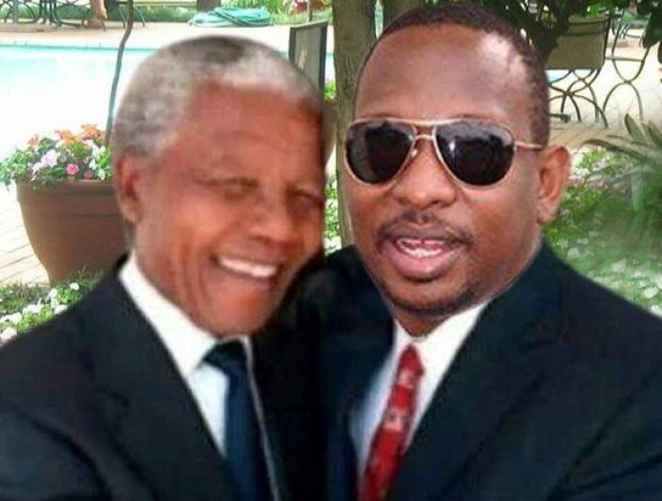 A misty Nelson Mandela and Kenyan Mike Sonko in public another Photoshop fail