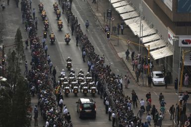 Mandela funeral procession
