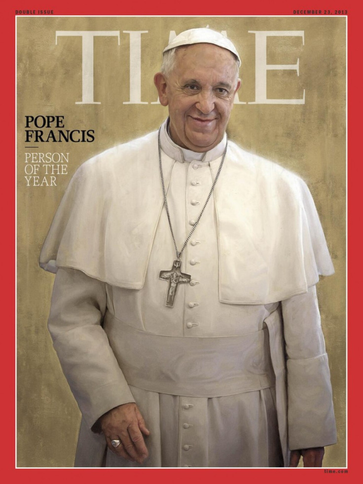 Time magazine names Pope Francis Person of the Year 2013