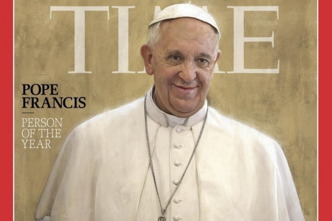 Time magazine names Pope Francis Person of the Year 2013 (Time magazine)