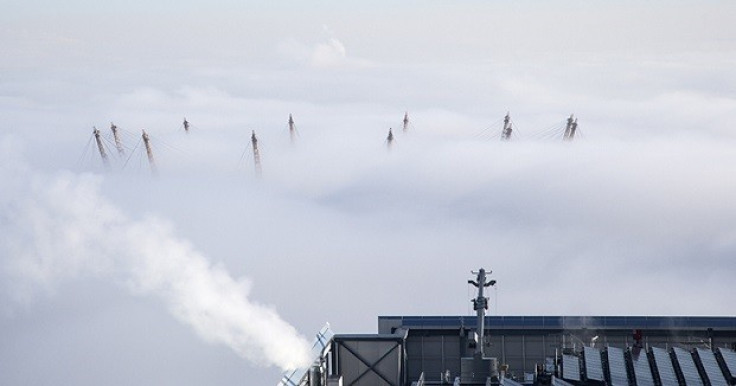 The fog covered the capital all morning (IB Times UK)