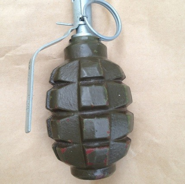 A live hand grenade was also recovered from one of the homes (Met Police)