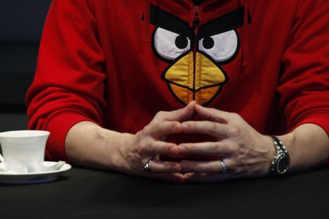 Rovio Entertainment Senior Vice-President Henri Holm wears an Angry Birds jacket.