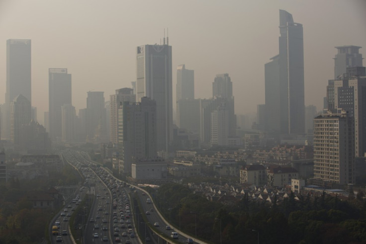 downtown Shanghai