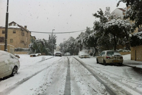 Jerusalem Snowfall 1
