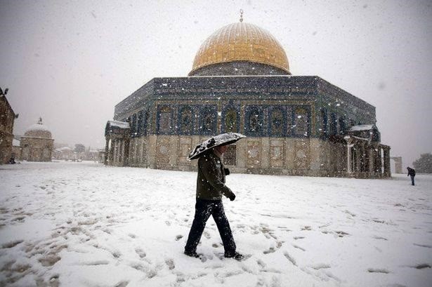 Jerusalem Snowfall 3