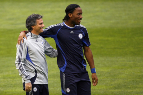 Drogba and Mourinho