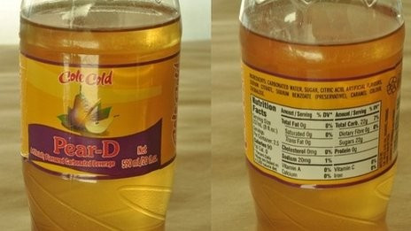 Police are warning people not to drink the Cole Cold Pear-D if they find it (Hampshire Constabulary)