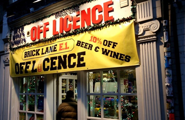 The Shariah Project wants shops like this off license in Brick Lane to stop selling alcohol