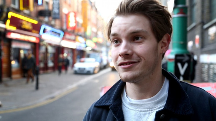 Student George says alcohol helps give Brick Lane its buzz
