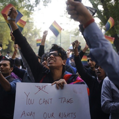 India LGBT protesters