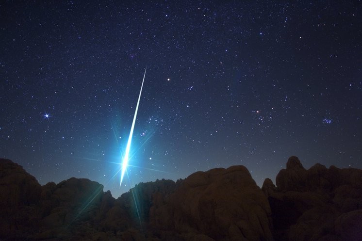 Geminid Meteor Shower Lights Up Sky With Shooting Stars