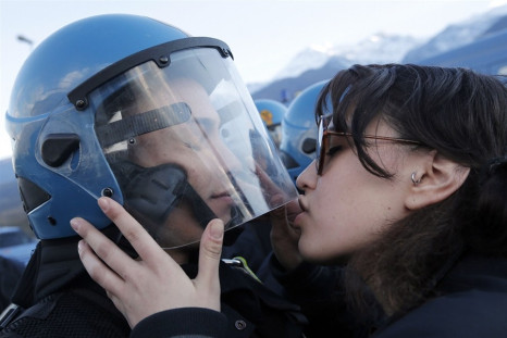 Protest kiss