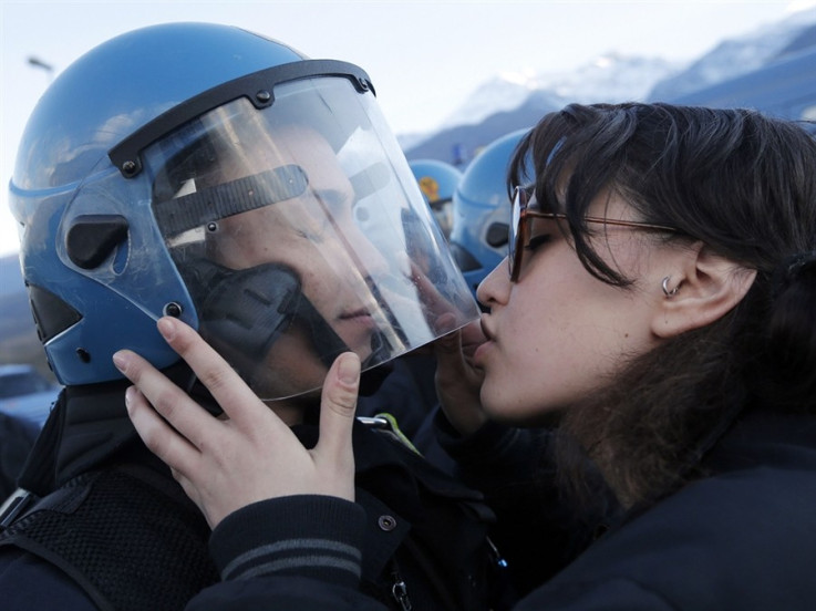 Protest kiss