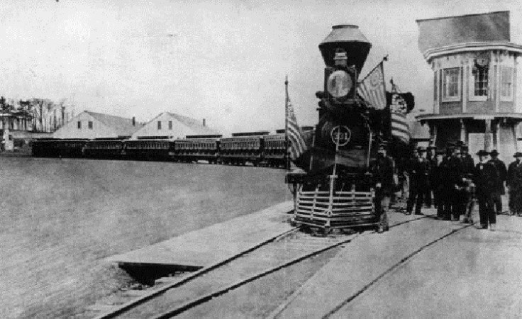 Abraham Lincoln's funeral train became a focal point for a nation's grief, with around 7 million people viewing his coffin