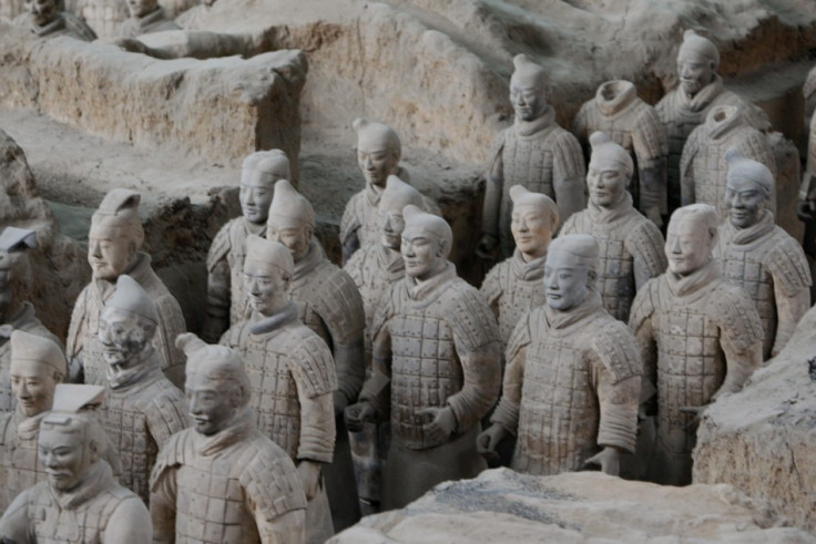 An entire army was created from terracotta to go with Qin Shi Huang into the afterlife.