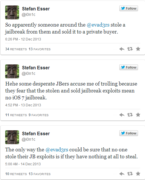 iOS 7 Jailbreak Status: Pod2g Rubbishes Rumours of Stolen Evad3rs Exploits