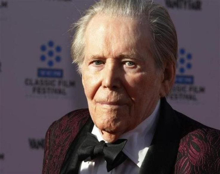 British actor Peter O'Toole arrives at the opening night gala of the 2011 TCM Classic Film Festival featuring a screening of a restoration of 'An American In Paris' in Hollywood, California April 28, 2011.