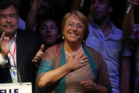 Chile's president Michelle Bachelet
