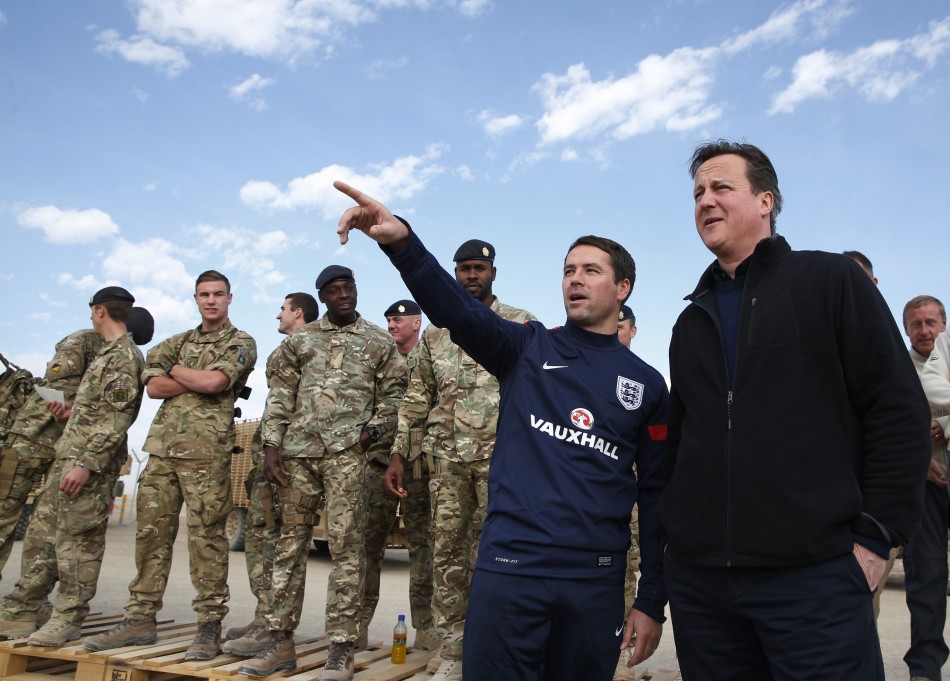 David Cameron in Afghanistan