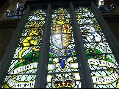 Diamond Jubilee Window Unveiled as a Gift to The Queen