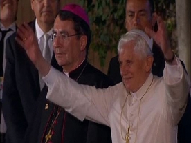 Pope Benedict Wears a Mariachi Hat in Mexico