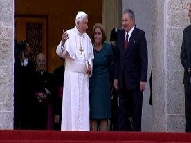 Pope Benedict Holds Talks with Cuban President