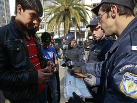 Greek Police Sweep Immigrants From Streets