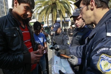 Greek Police Sweep Immigrants From Streets