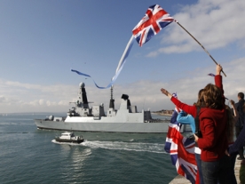 New Type 45 British Destroyer Heads to Falklands Islands