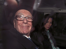 Rupert Murdoch at second day of ethics committee inquiry
