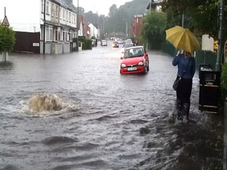 Torrential rain causes flooding in Northern Ireland