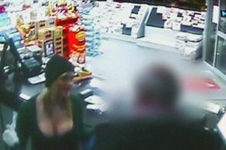 Busty Bandit holds up Petrol Station in Australia