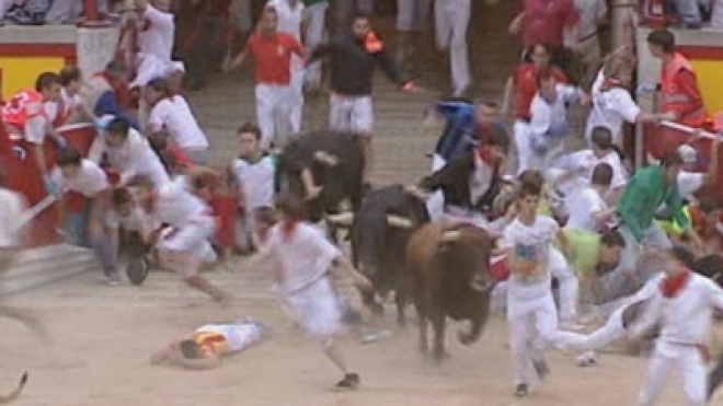 Three People Gored in Annual Pamplona Bull Run
