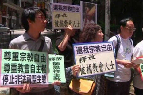 Hong Kong Catholics Protest over â€˜Detained Bishopâ€™