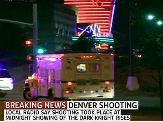 Gun attack at Batman film premiere  in Denver