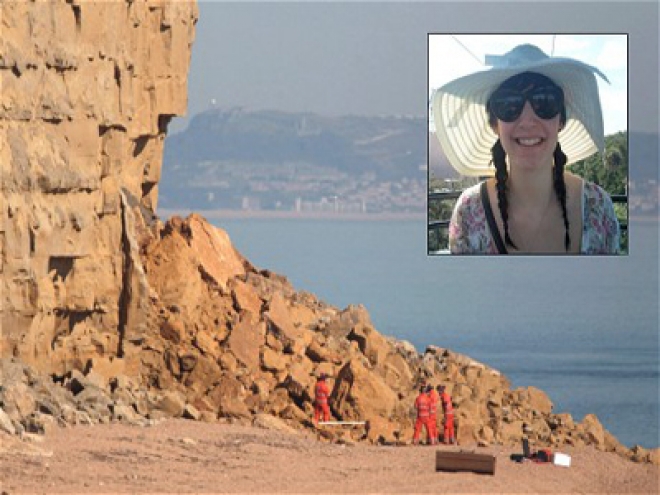 Dorset Landslide dead woman named as Charlotte Blackman