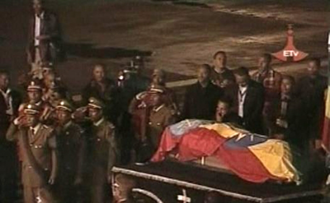 Former PM Meles Zenawi lies in state as Ethiopia mourns