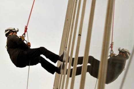Prince Andrew abseils down The Shard for charity