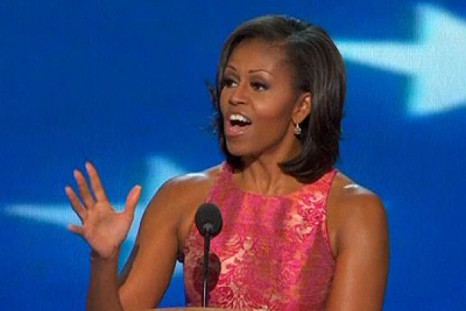 Michelle Obama Bats for her Husband at Democratic Convention